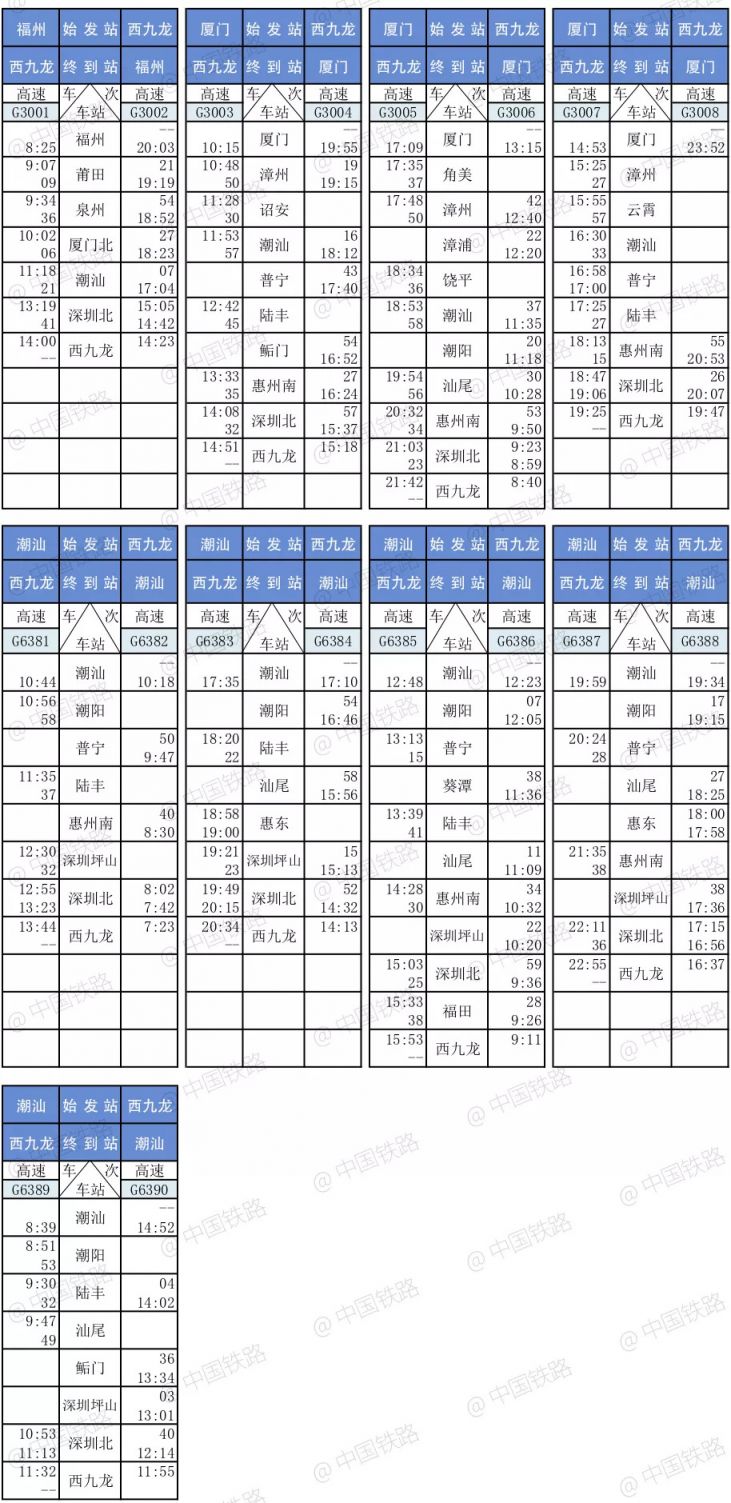 最新高铁时刻表，连接未来的速度与便捷之旅