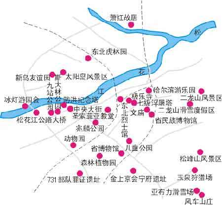 哈尔滨最新地图揭示城市发展与变迁的壮丽画卷